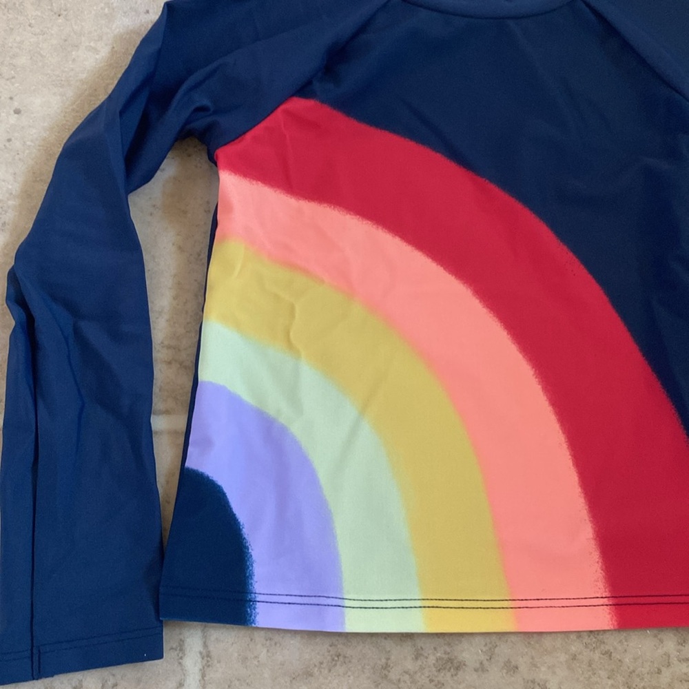 🌻 3/$10 Long Sleeve Rainbow Rashguard - Picture 2 of 4